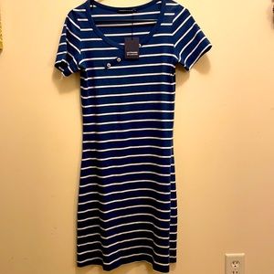 La Phare de la Baliene dress. Blue/white stripe. M